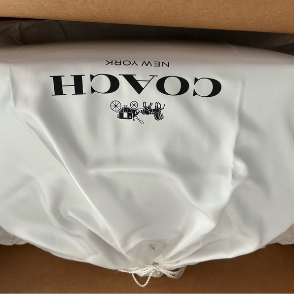 Dark Brown Leather Bag with Gold Accents Kisslock Coach - Picture 7 of 9